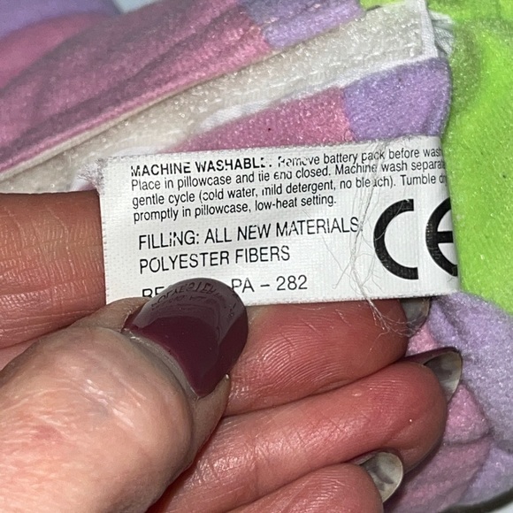 Gloworm Pink Green Glow Worm Hasbro 2008 Musical Night Light Doll use batteries - Picture 8 of 13